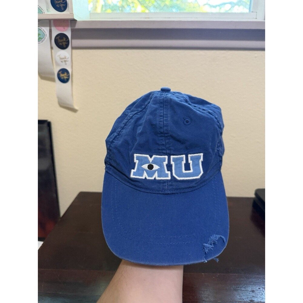 Disney Parks Monsters University MU Strapback Cap Hat One Size Pixar